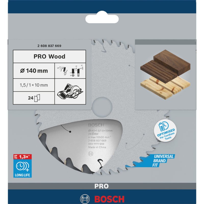 Bosch PRO Wood cordless Kreissägeblatt