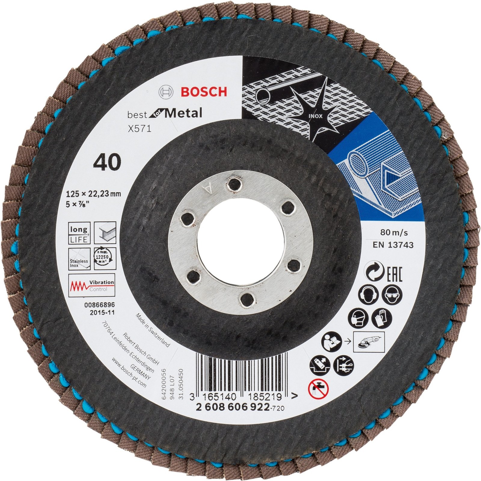 Bosch PRO X571 Fächerschleifscheibe