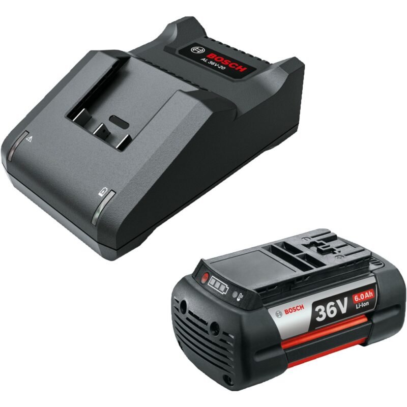 Bosch Starter-Set 36V (GBA 36V 6.0Ah + AL 36V-20) Negro