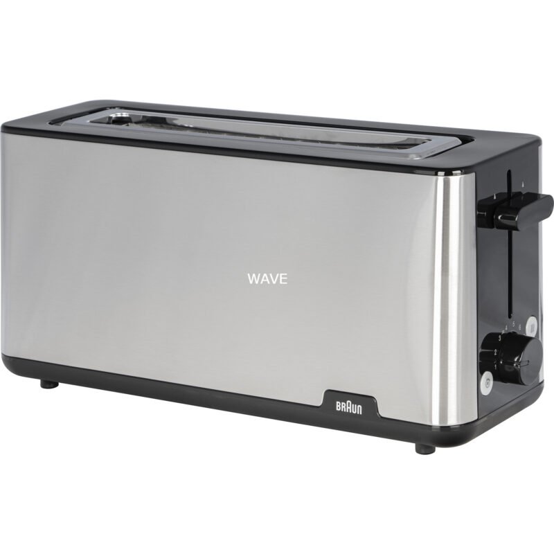 Braun Langschlitz-Toaster PurShine HT 1610 BK Negro