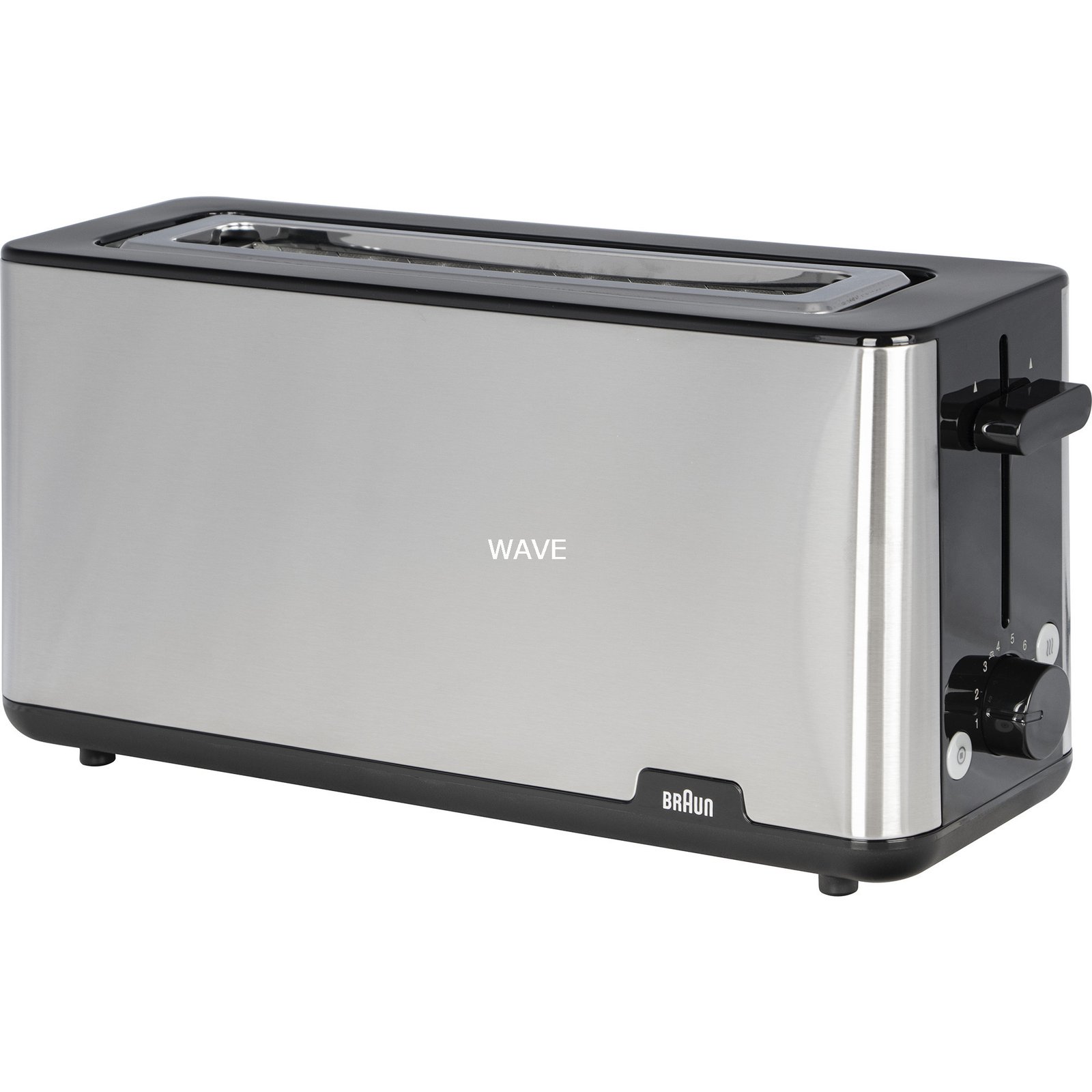 Braun Langschlitz-Toaster PurShine HT 1610 BK Negro