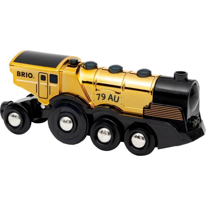 BRIO World Goldene Batterielok con Licht y Sound