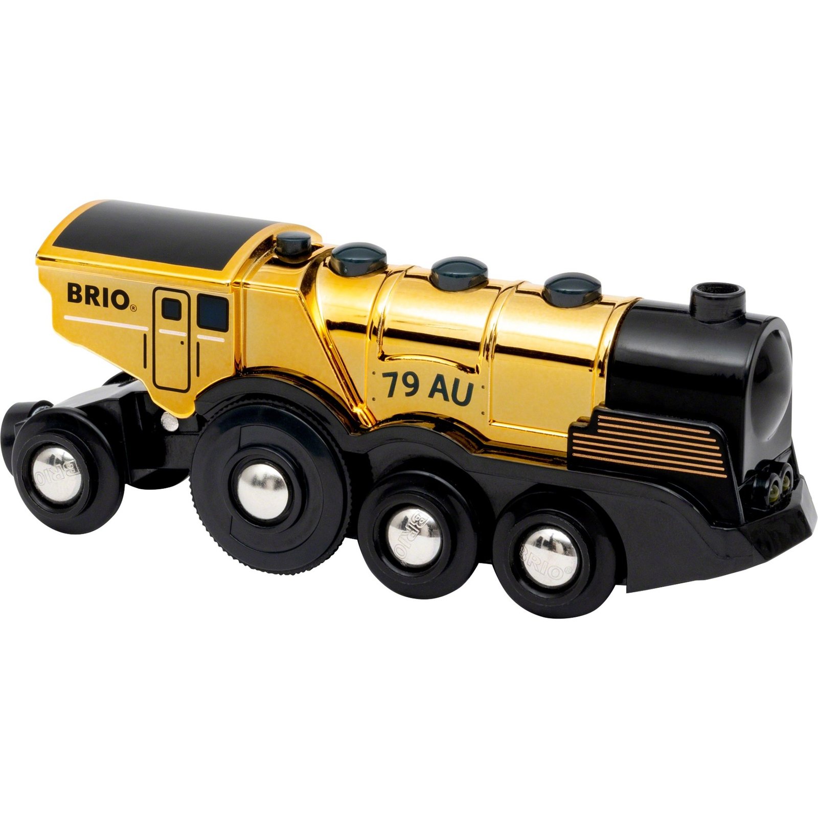 BRIO World Goldene Batterielok con Licht y Sound