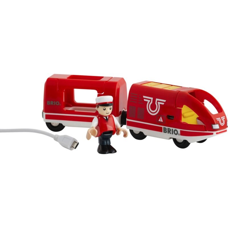 BRIO World Roter Akku-Reisezug Rojo