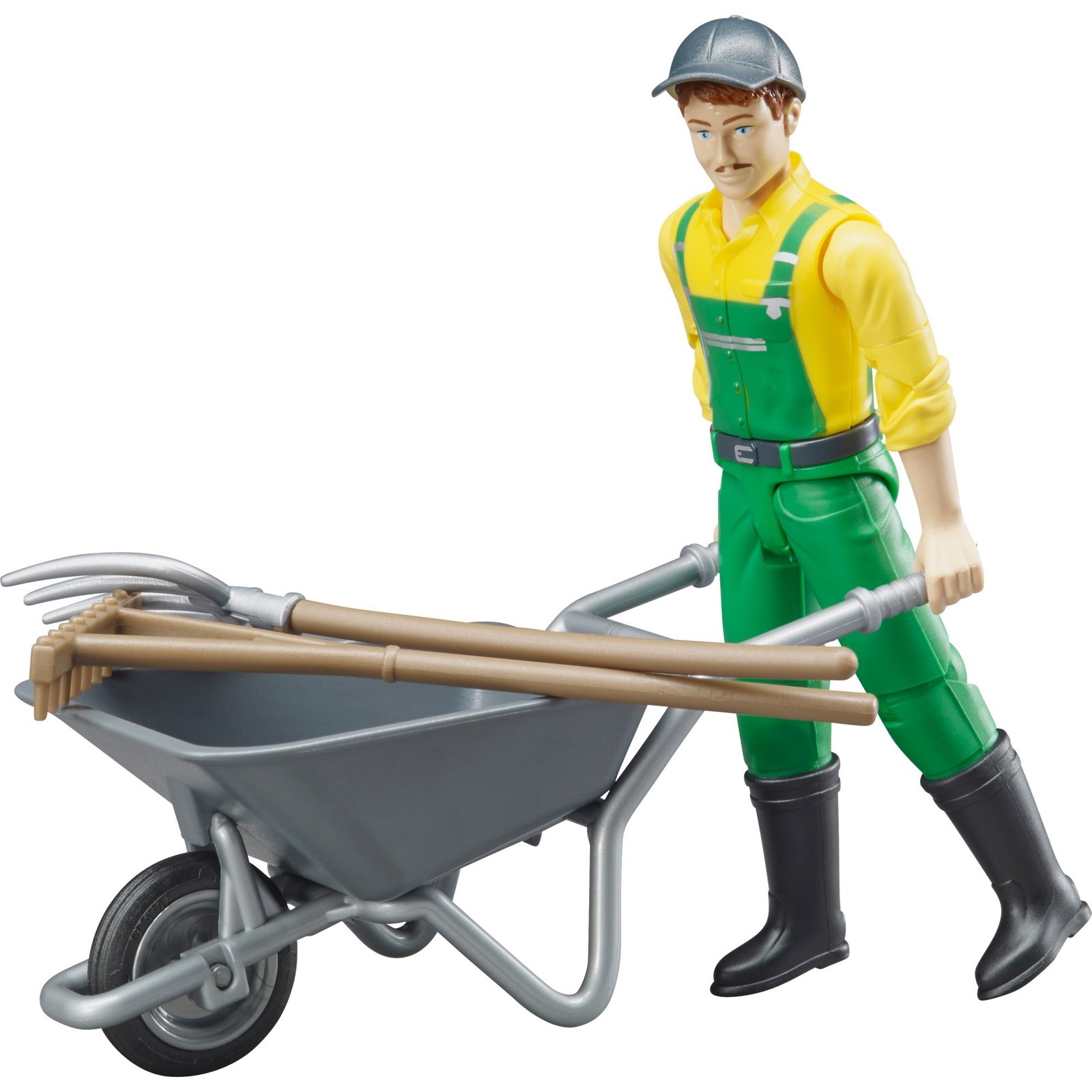 bruder Figurenset Landwirt con Zubehör