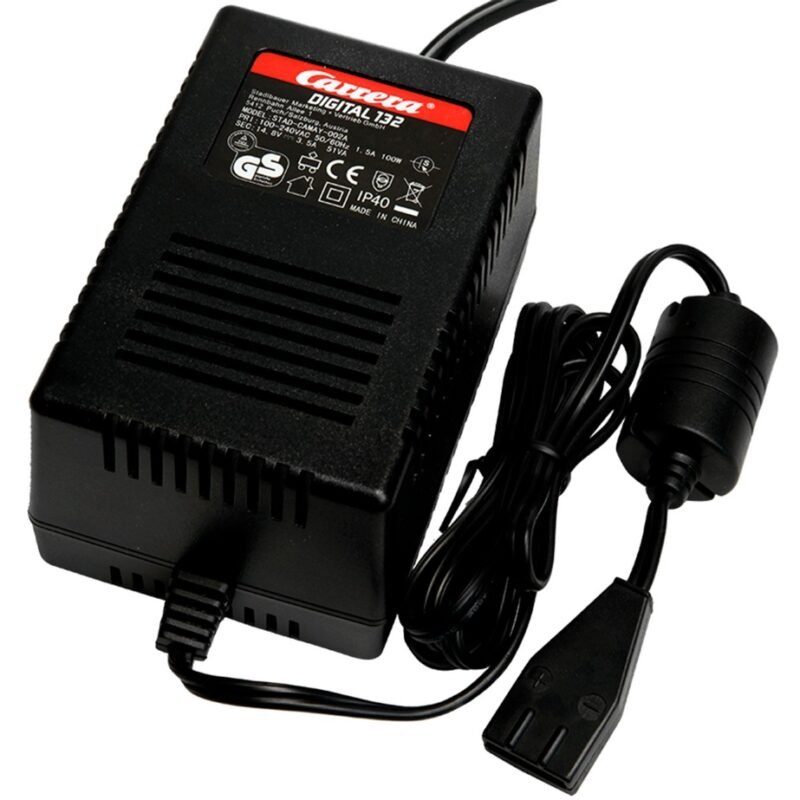 Carrera DIGITAL 132 Transformator EU Negro