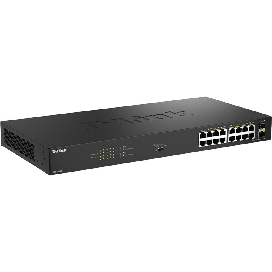 D-Link DGS-1018P Negro