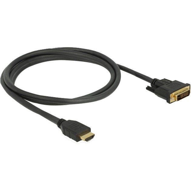DeLOCK Adapterkabel HDMI > DVI 24+1 bidirektional Negro
