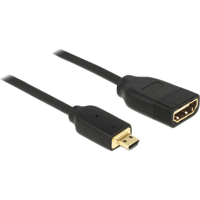 DeLOCK Adapterkabel micro HDMI - HDMI 4K Negro