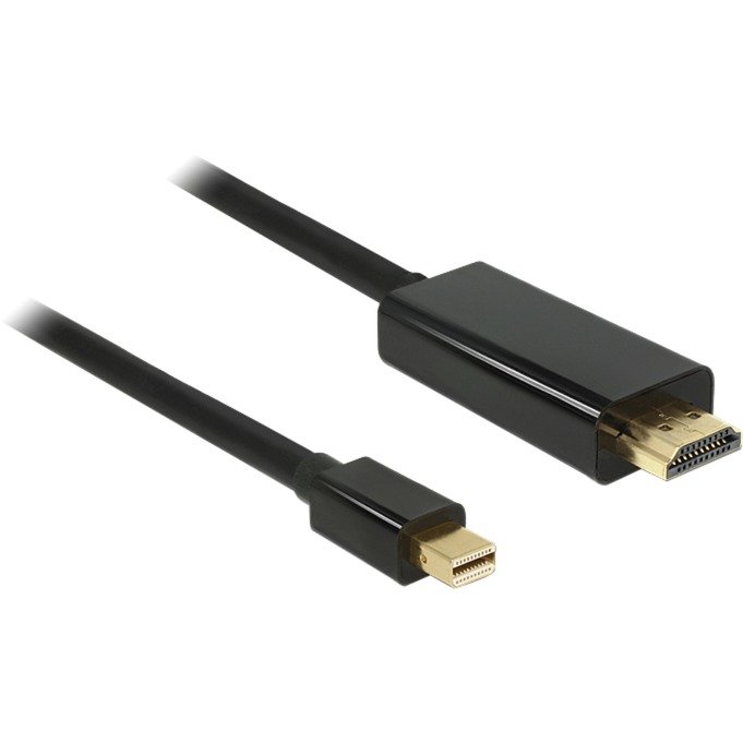 DeLOCK Adapterkabel miniDP macho > HDMI-A macho Negro