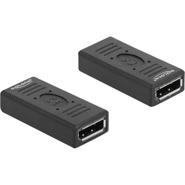DeLOCK DisplayPort 1.2 Adapter hembra > hembra Gender Changer Negro