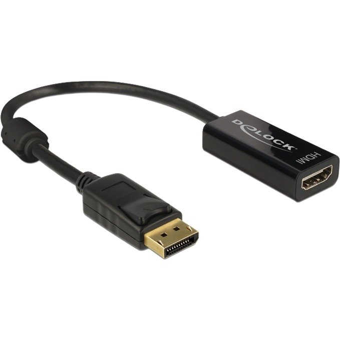 DeLOCK DisplayPort 1.2 St > HDMI Bu 4K Negro