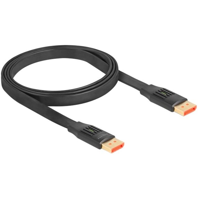 DeLOCK DisplayPort Flachbandkabel 8K 60Hz Negro