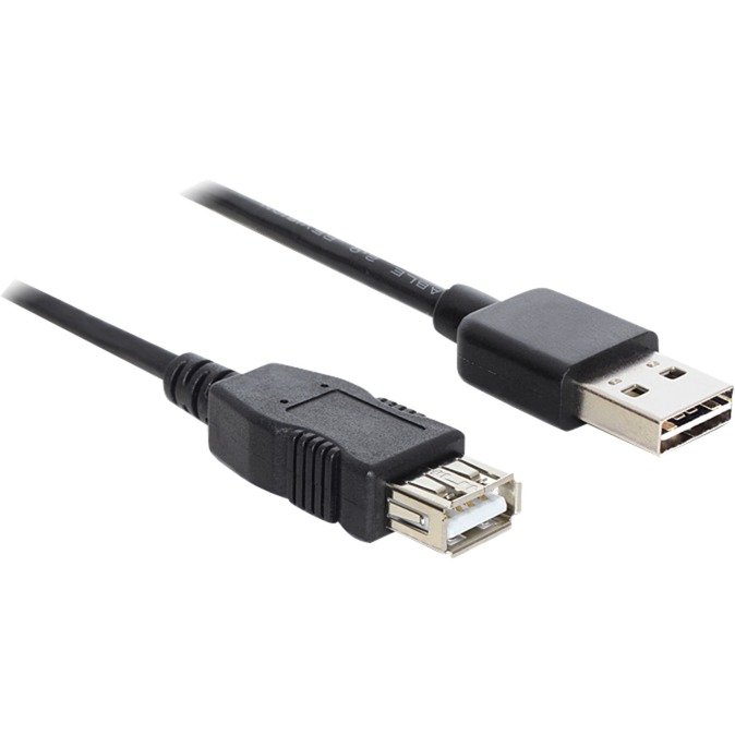 DeLOCK EASY-USB 2.0 Verlängerungskabel Negro