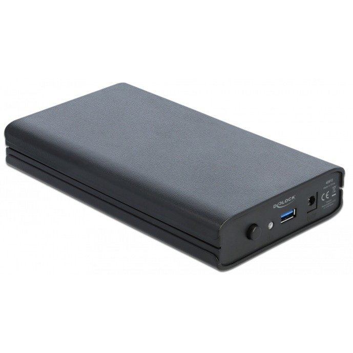 DeLOCK Externes Gehäuse para 3.5″ SATA HDD con SuperSpeed USB Negro