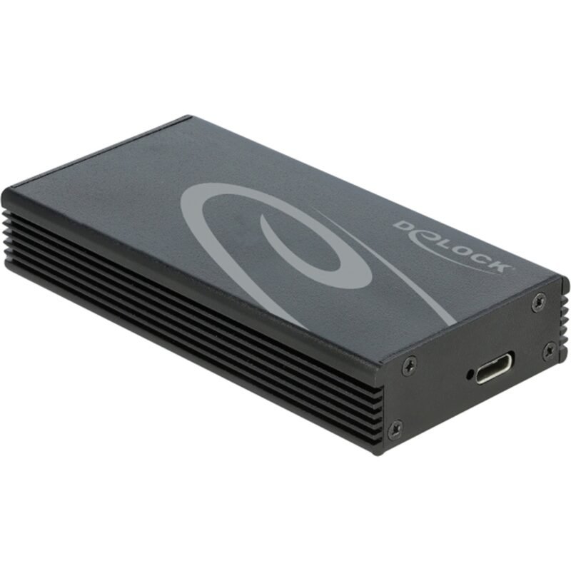 DeLOCK Externes Gehäuse para M.2 NVMe PCIe SSD con SuperSpeed USB 20 Gbps (USB 3.2 Gen 2x2) USB Type-C hembra Negro