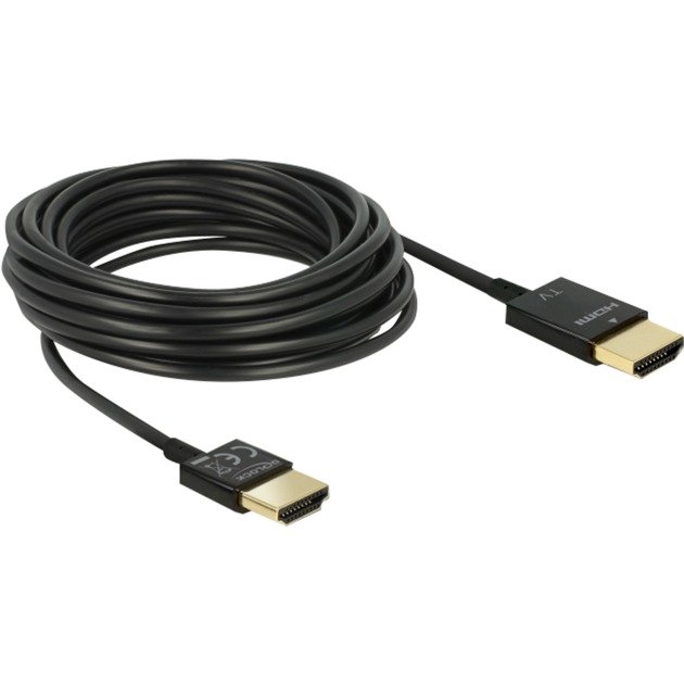 DeLOCK Kabel HMDI A macho > HDMI A macho High Speed 3D 4K Aktiv Slim Negro