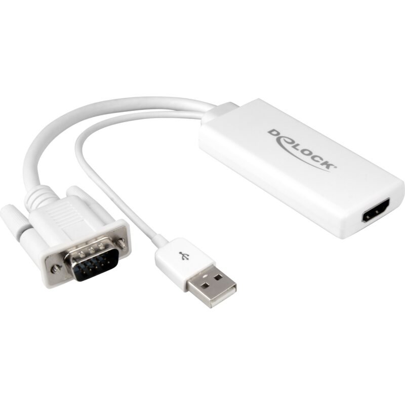 DeLOCK USB 2.0 Adapter Blanco