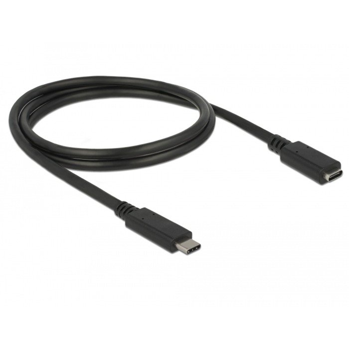 DeLOCK USB 3.2 Gen 1 Verlängerungskabel Negro