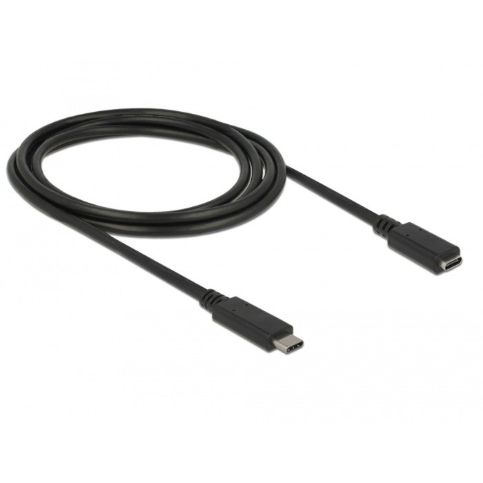 DeLOCK USB 3.2 Gen 1 Verlängerungskabel Negro