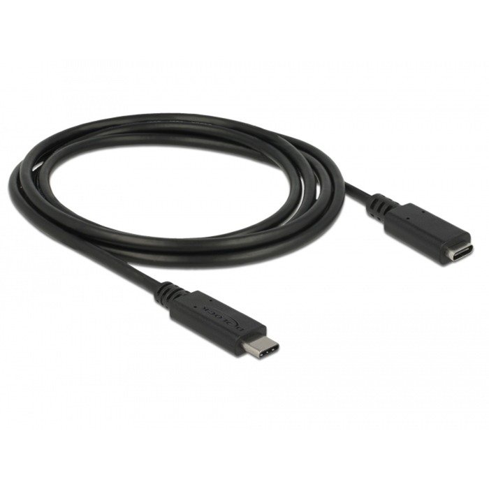 DeLOCK USB 3.2 Gen 1 Verlängerungskabel Negro