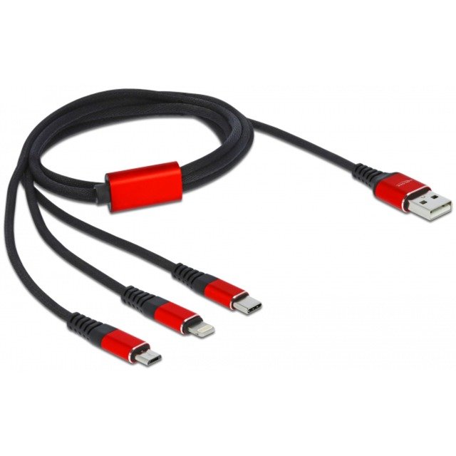 DeLOCK USB Ladekabel Negro