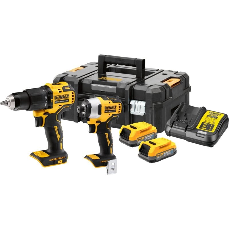 DEWALT POWERSTACK Akku-Kombo-Pack DCK2062E2T Amarillo