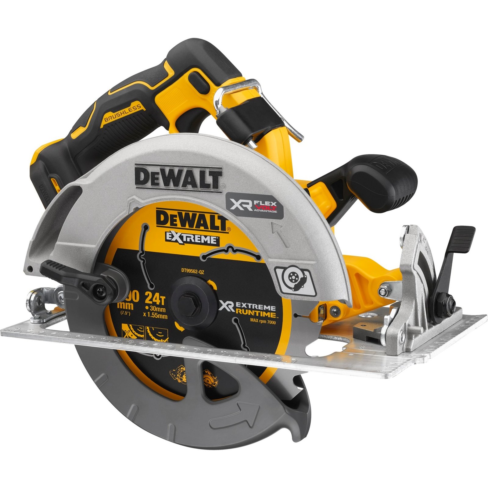 DEWALT XR FLEXVOLT Advantage Akku-Handkreissäge DCS573NT Amarillo