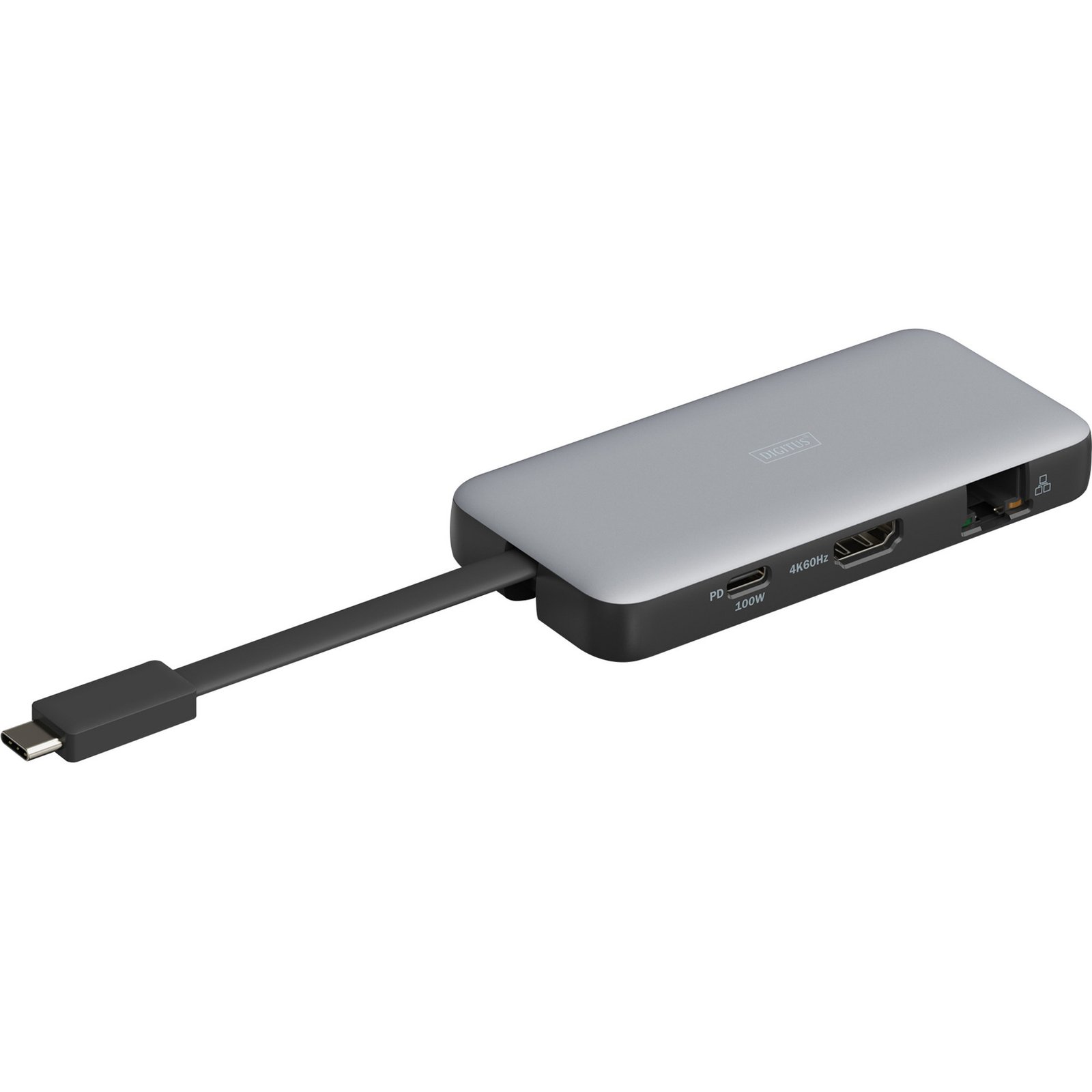 Digitus 7-Port Travel Docking Station Gris