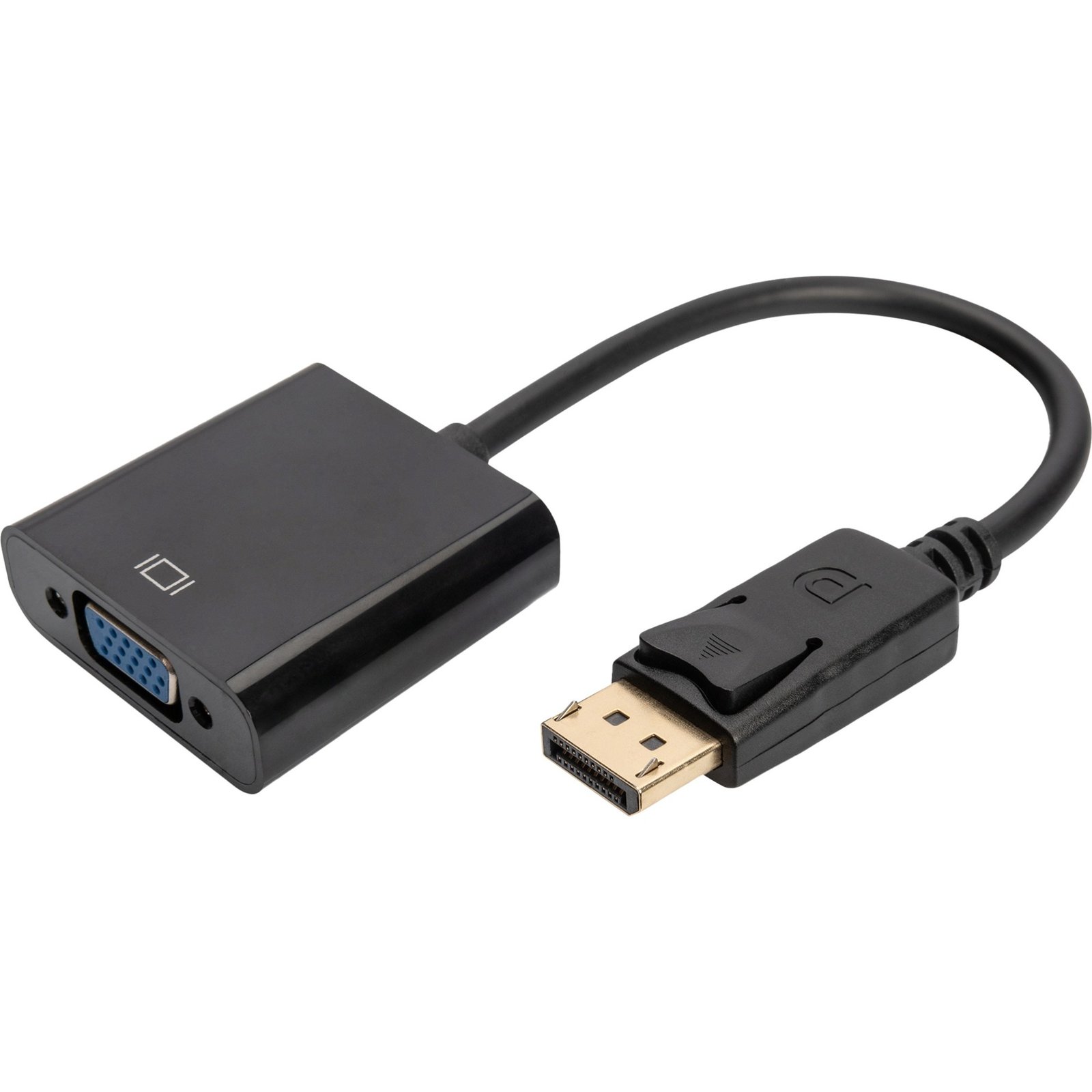 Digitus Adapter / Konverter DisplayPort > VGA HD15 Negro