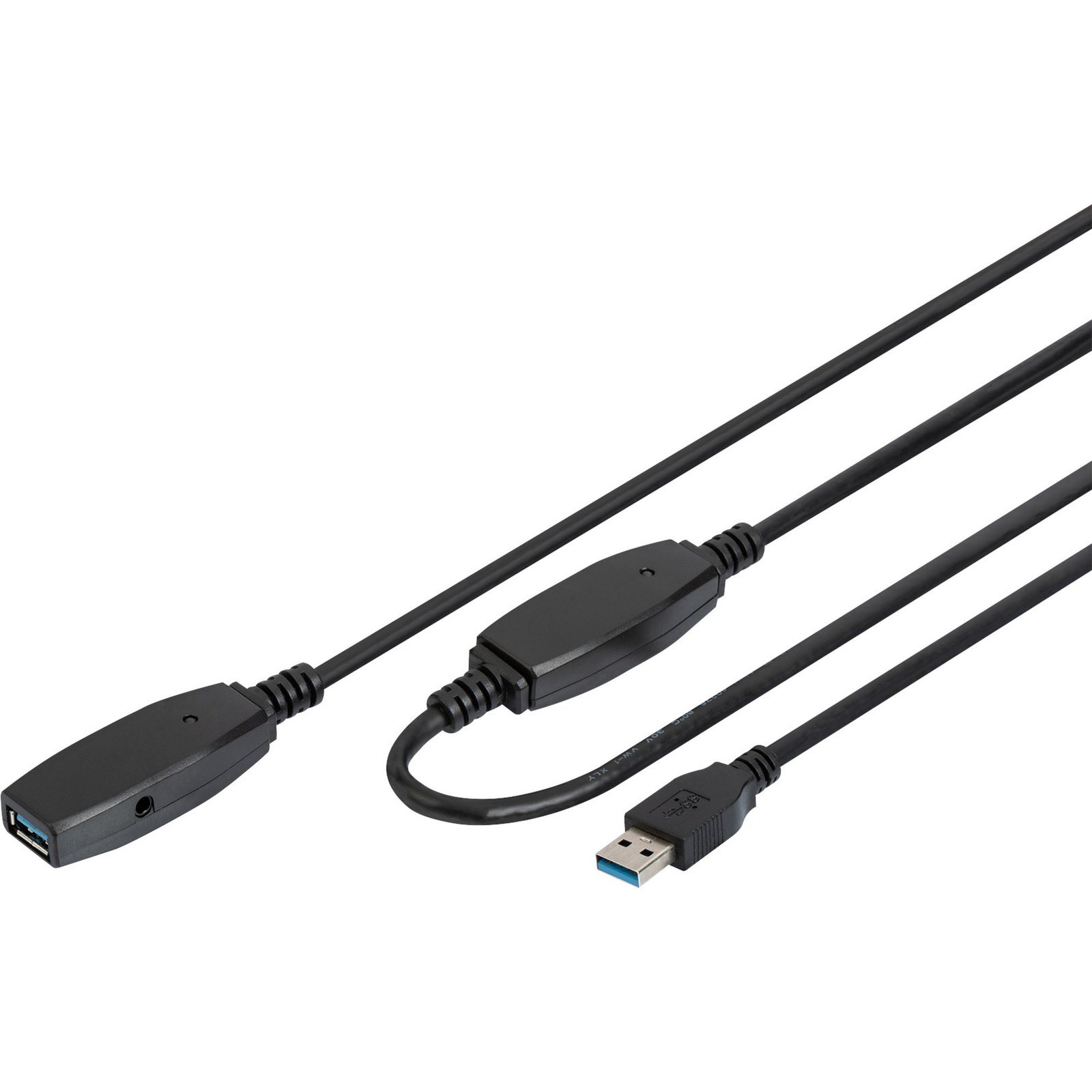 Digitus Aktives USB 3.2 Gen 1 Verlängerungskabel Negro