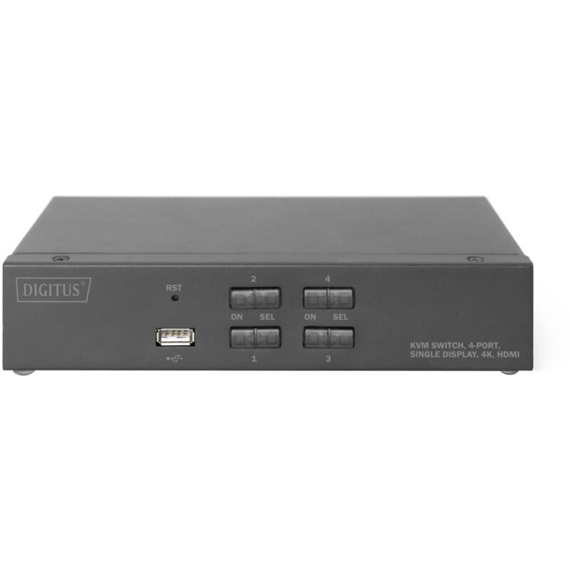 Digitus Desktop HDMI KVM Switch 4-Port Negro