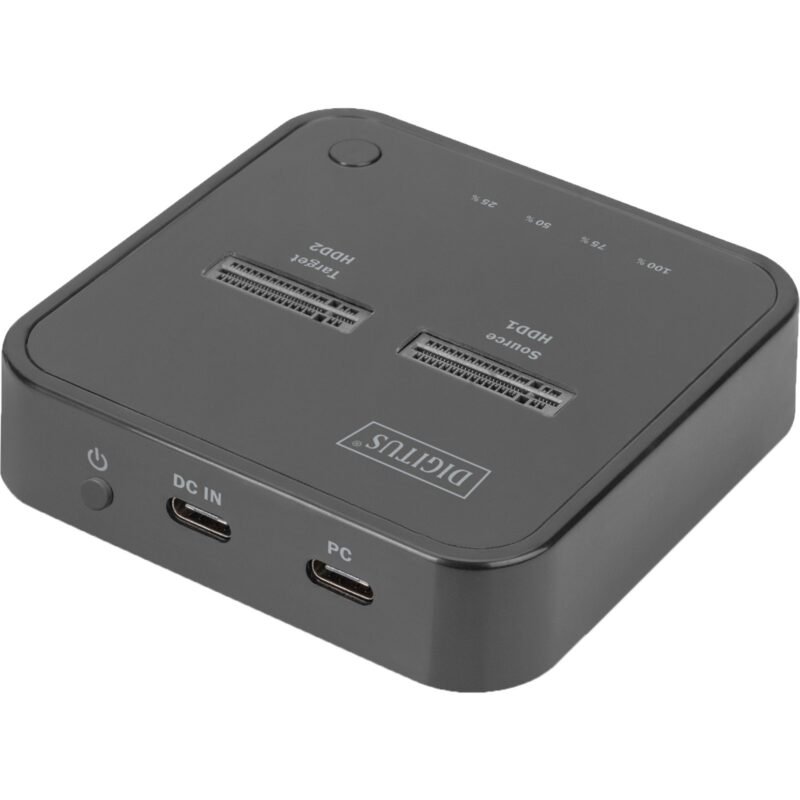 Digitus Dual M.2 NVM SSD Docking Station Negro