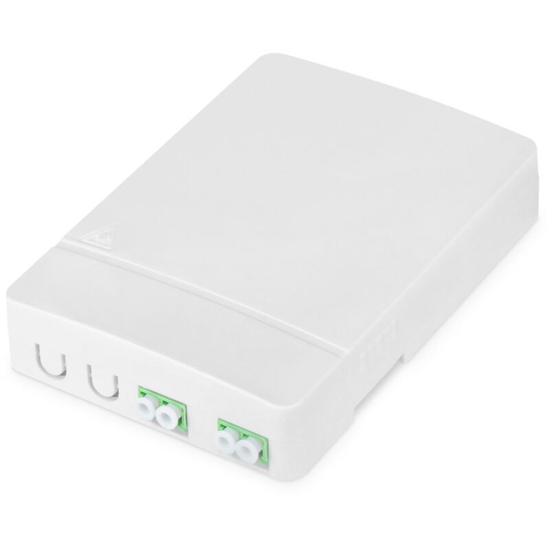 Digitus FTTH Gehäuse con 2x LC/APC DX Kupplung Blanco
