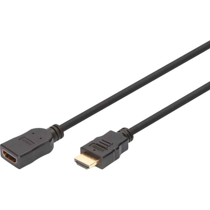 Digitus HDMI High Speed con Ethernet Verlängerungskabel Negro