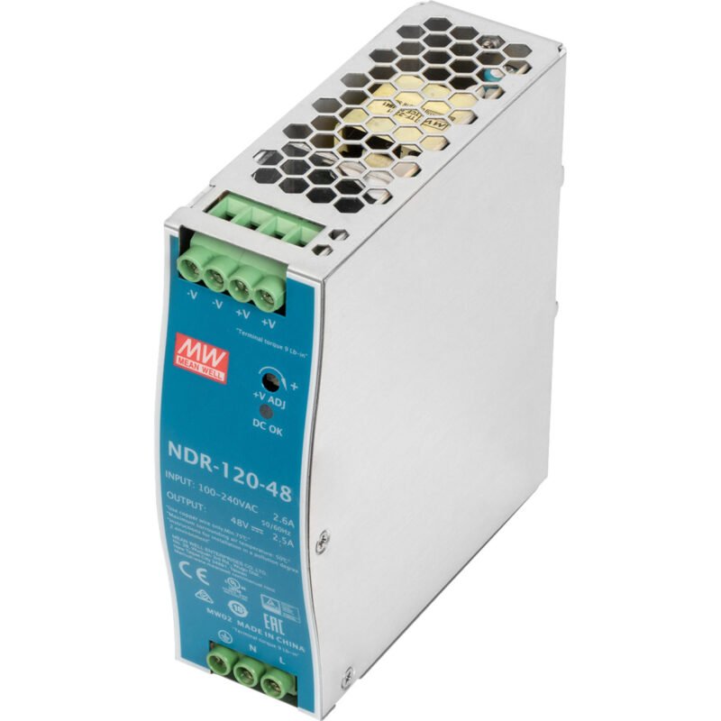 Digitus Industrielles Fuente de alimentación Plata
