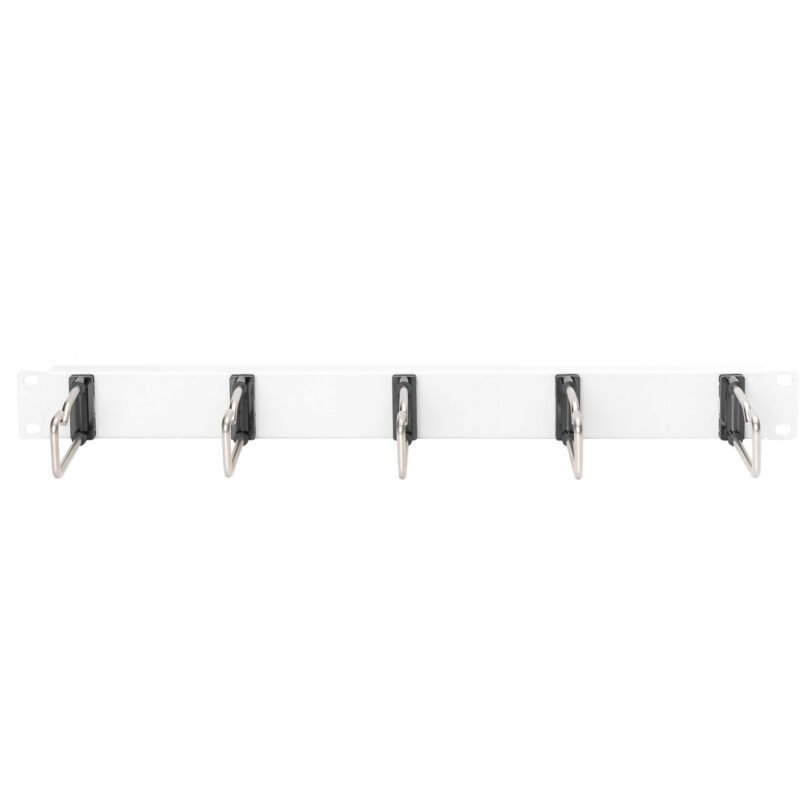 Digitus Kabelrangierpanel con Stahlbügeln para 483 mm (19")-Schränke Negro