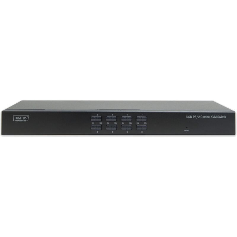 Digitus KVM Switch USB/PS2 8port Negro