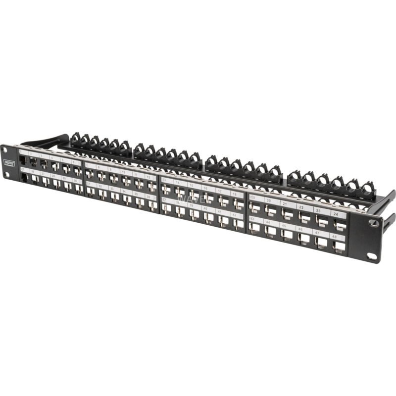 Digitus Modulares High Density Panel de parcheo Negro
