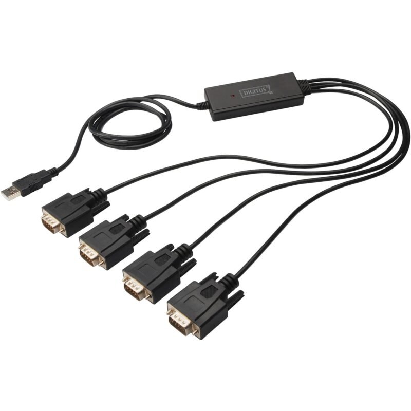 Digitus USB 2.0 Adapterkabel Negro