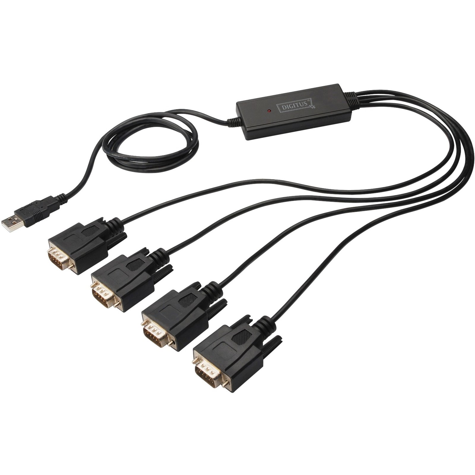 Digitus USB 2.0 Adapterkabel Negro