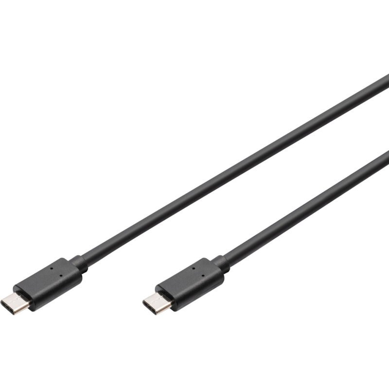 Digitus USB 2.0 conexiones USB-C > USB-C Negro