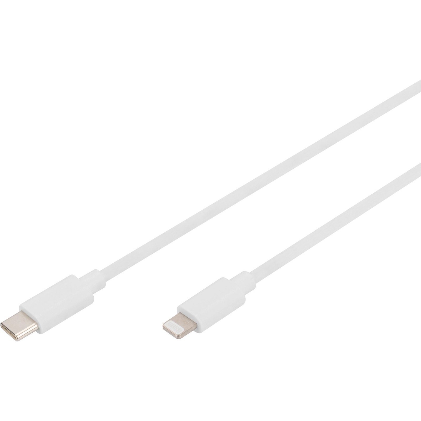 Digitus USB 2.0 Daten-/Ladekabel USB-C > Lightning Blanco