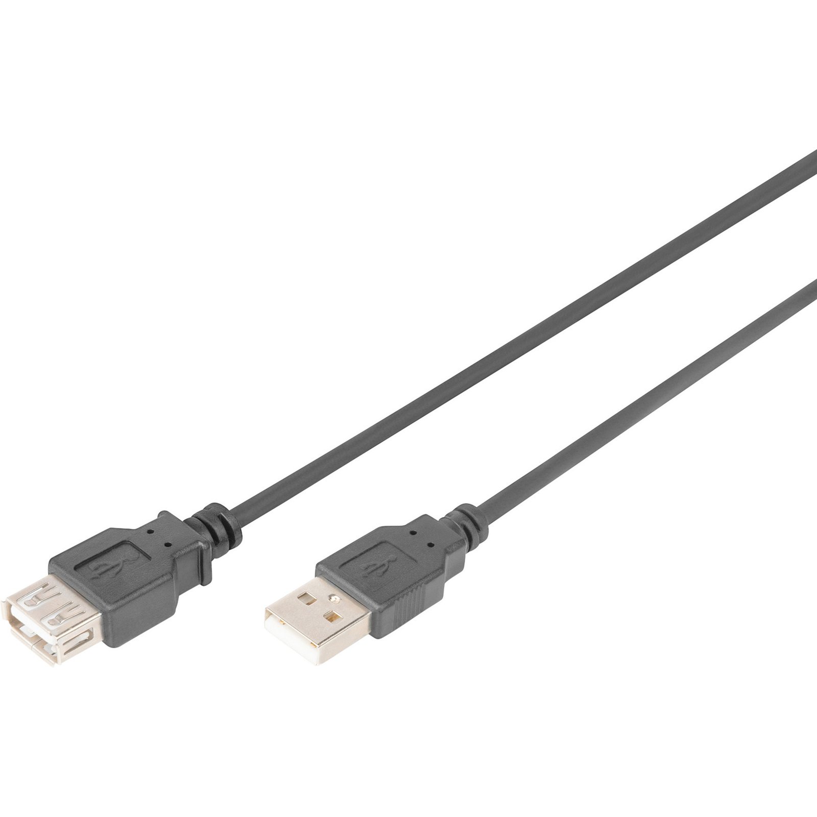 Digitus USB 2.0 Verlängerungskabel Negro