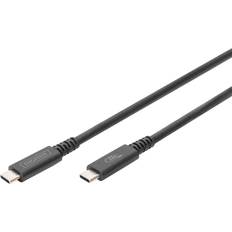 Digitus USB4 Gen 3x2 Kabel Negro