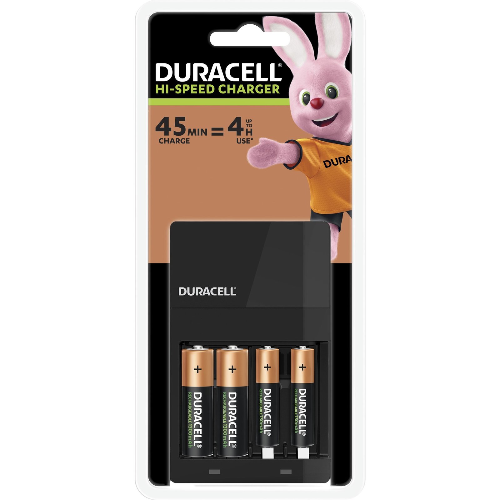 Duracell Akku Cargador CEF14 AA/AAA Negro