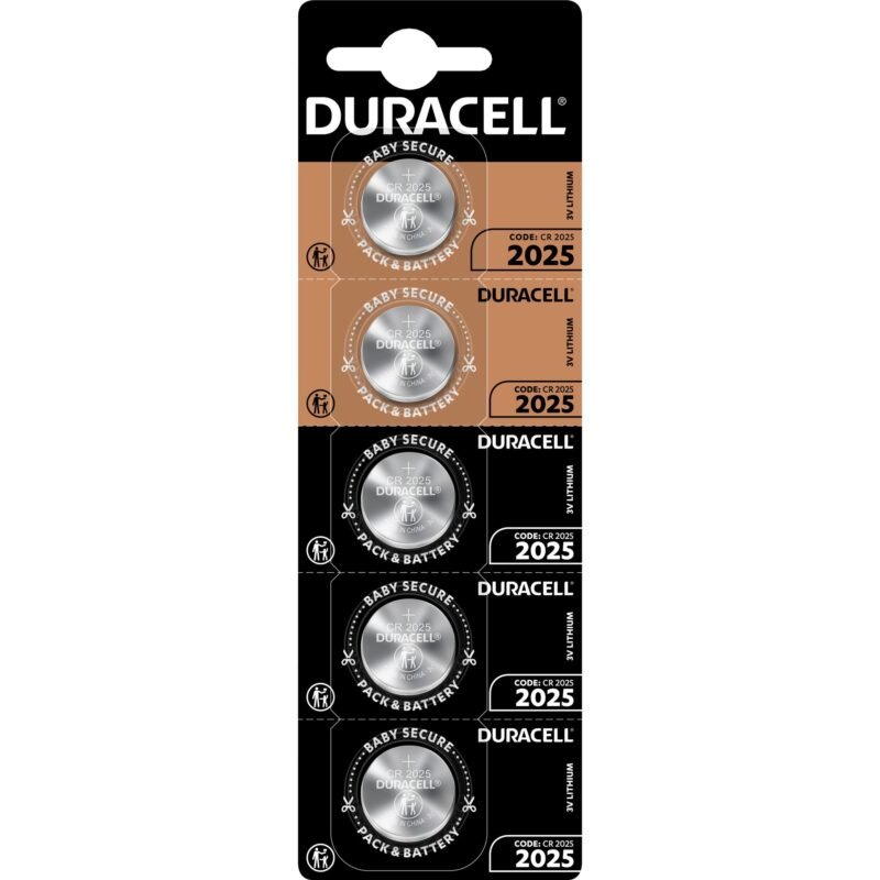 Duracell CR 2025 Lithium-Knopfzelle 3V