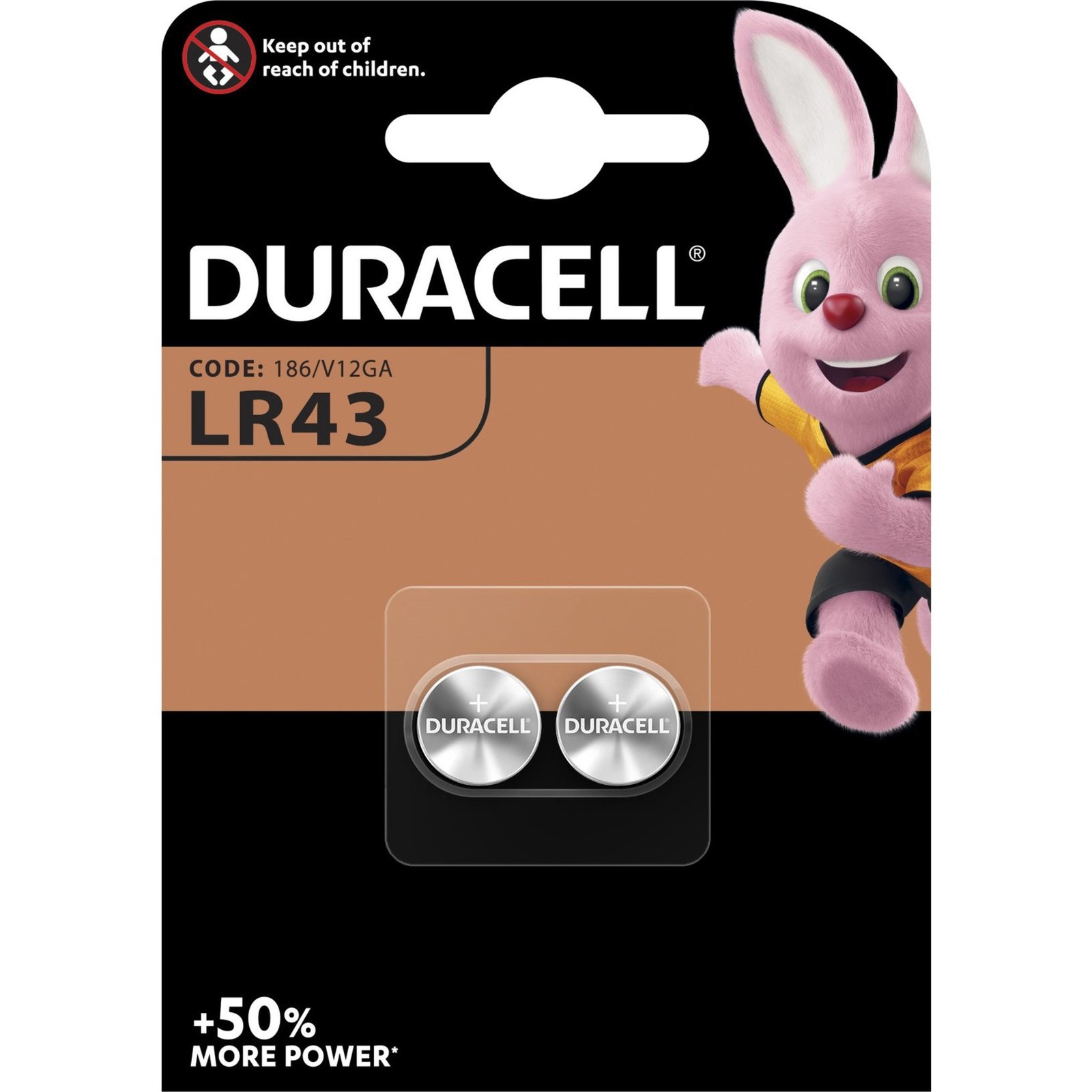 Duracell LR43 Batterie