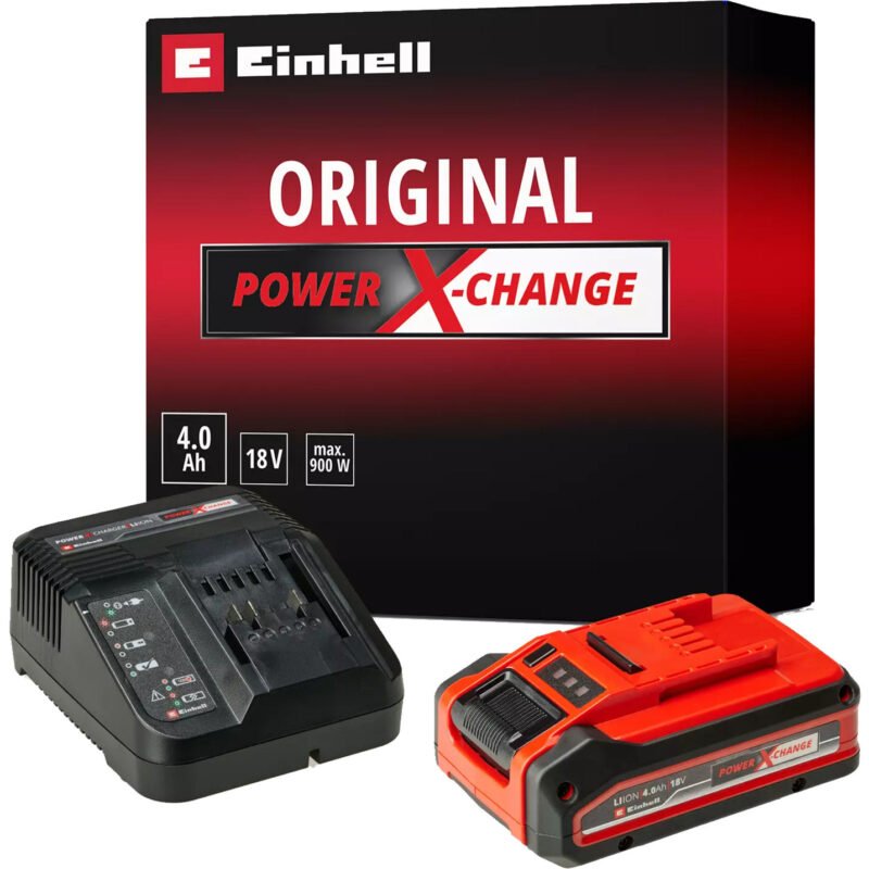 EINHELL PLUS Power-X-Change Starter-Kit Negro