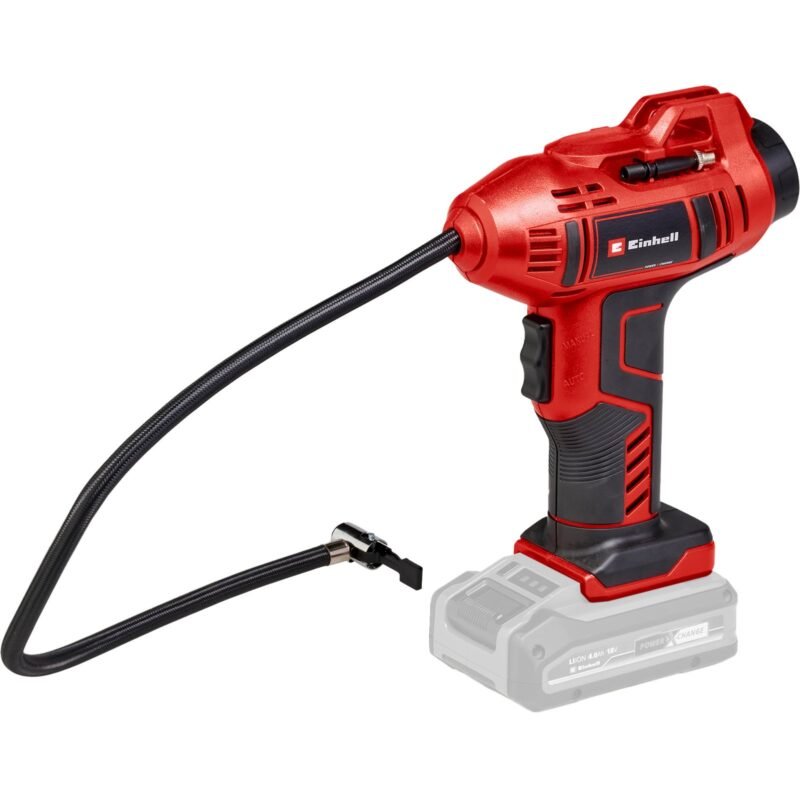 EINHELL Power X-Change Akku-Autokompressor CE-CC 18 Li-Solo Rojo